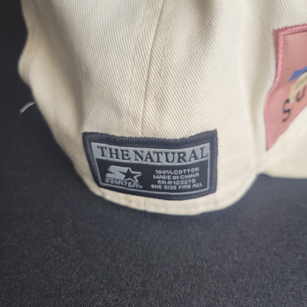 Acne Studios x Starter Hat Mens OS Cream Snapback Bla Konst Multi-Patch Cap - Picture 4 of 8